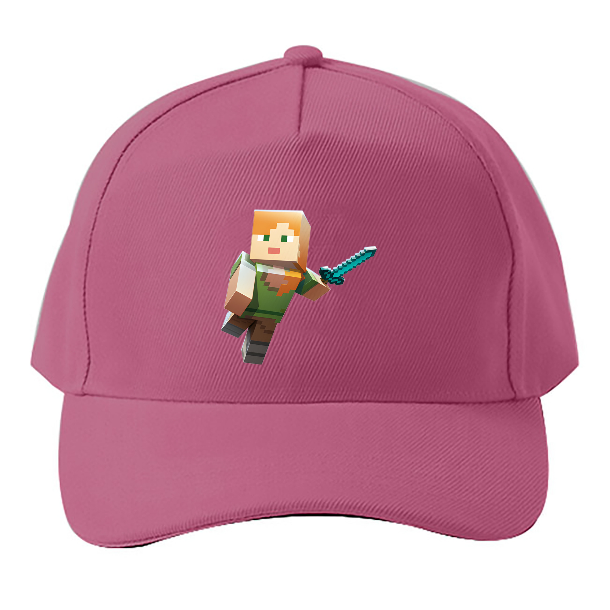 （画像用） マインクラフト ブロックの世界 Minecraft MC Block world ベースボールキャップ 綿100％ 男女兼用 帽子 スポーツ